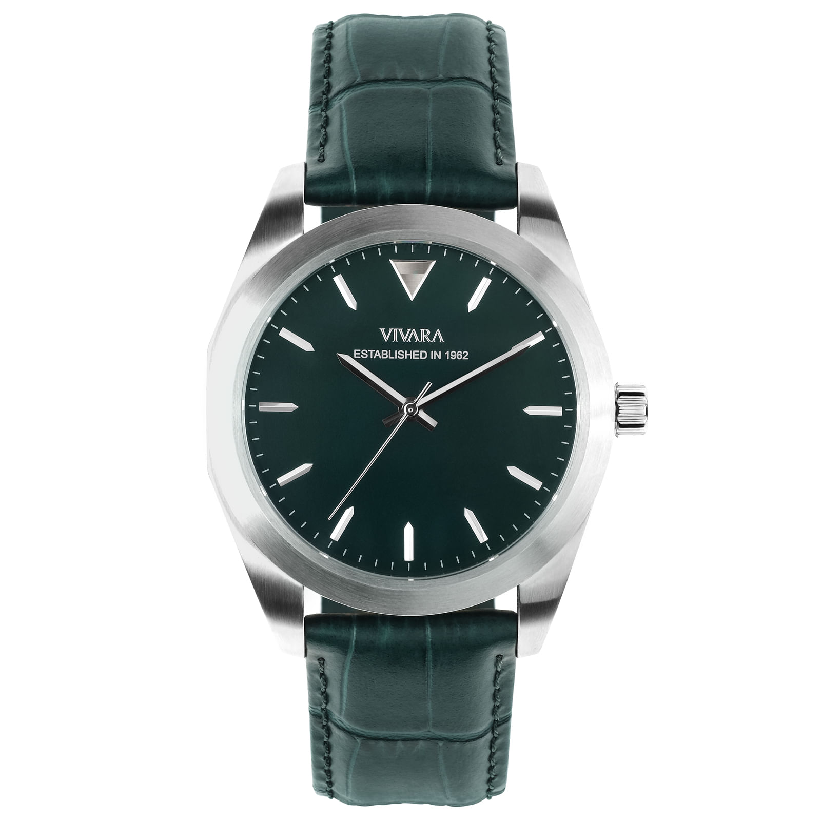Relógio Vivara Heritage The One Automático Masculino Couro Verde