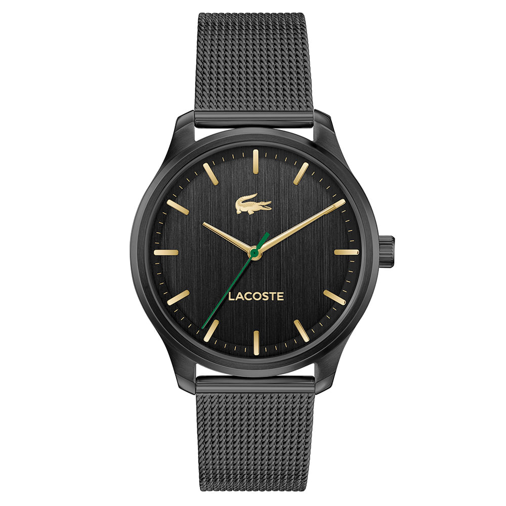Relógio Lacoste Masculino Aço Preto 2011375