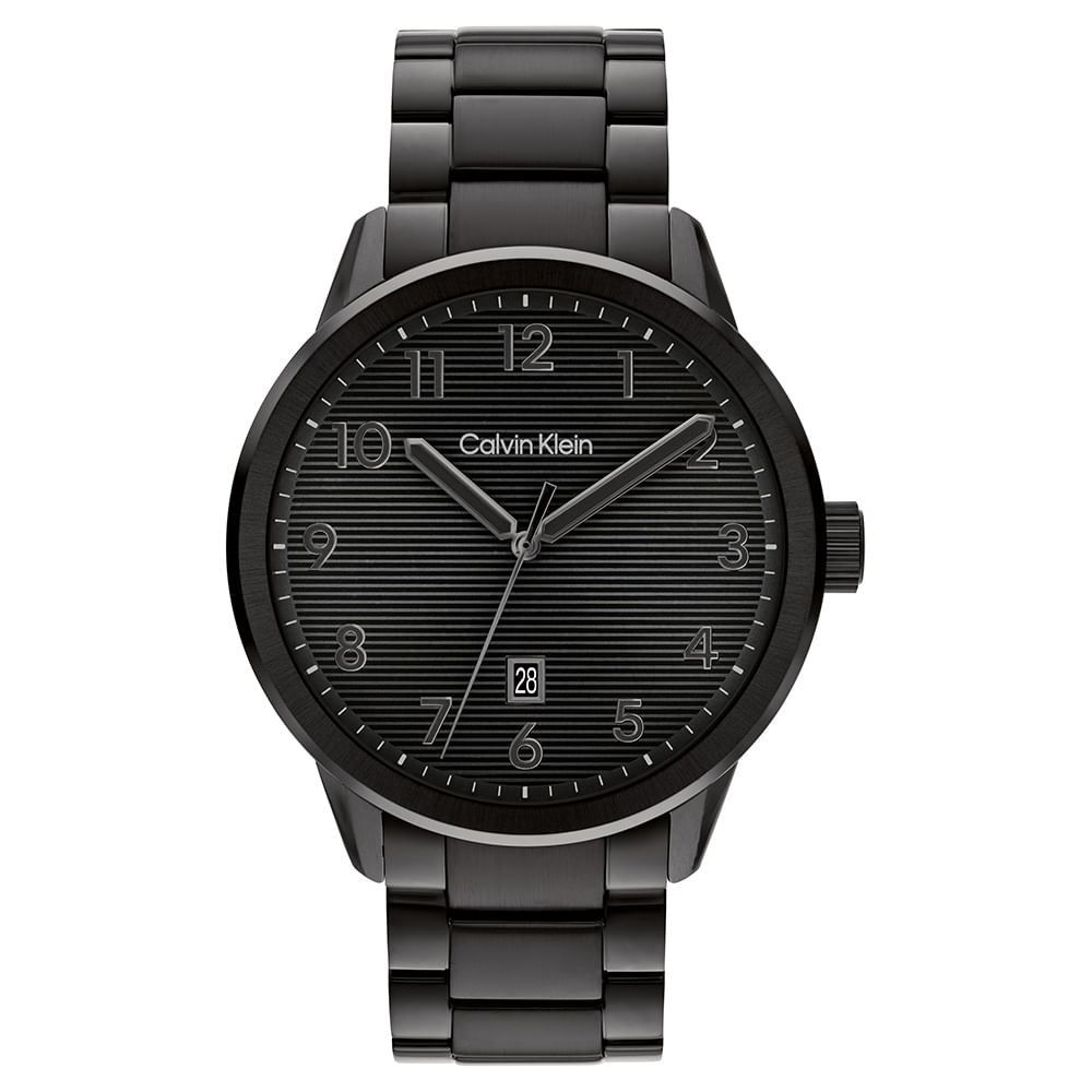 Relógio Calvin Klein Masculino Aço Preto 25200516