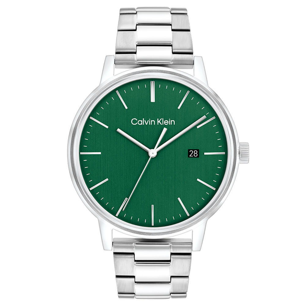 Relógio Calvin Klein Masculino Aço Prateado 25200478