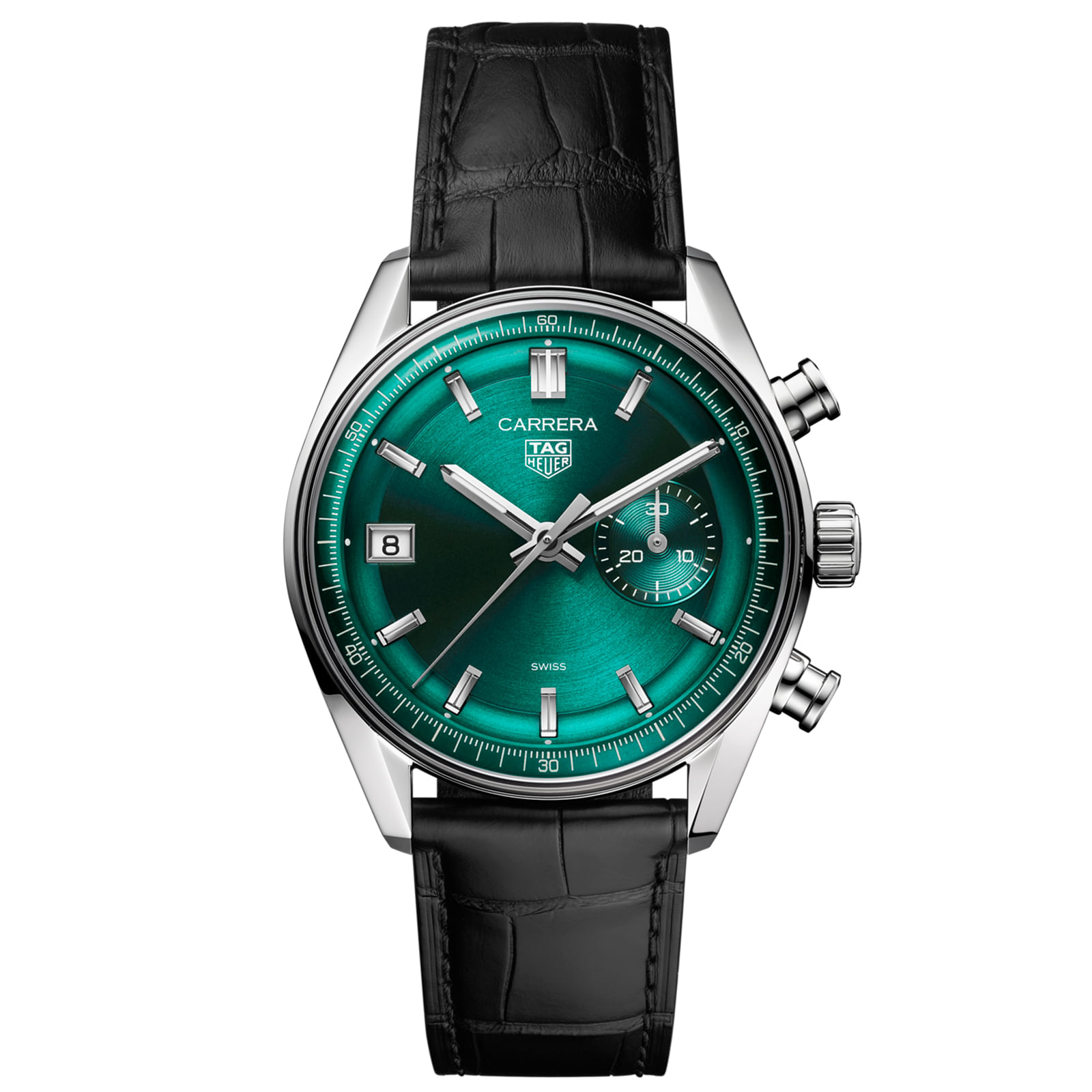 Relógio Tag Heuer Carrera Masculino Couro Preto Cbs2211.fc6545
