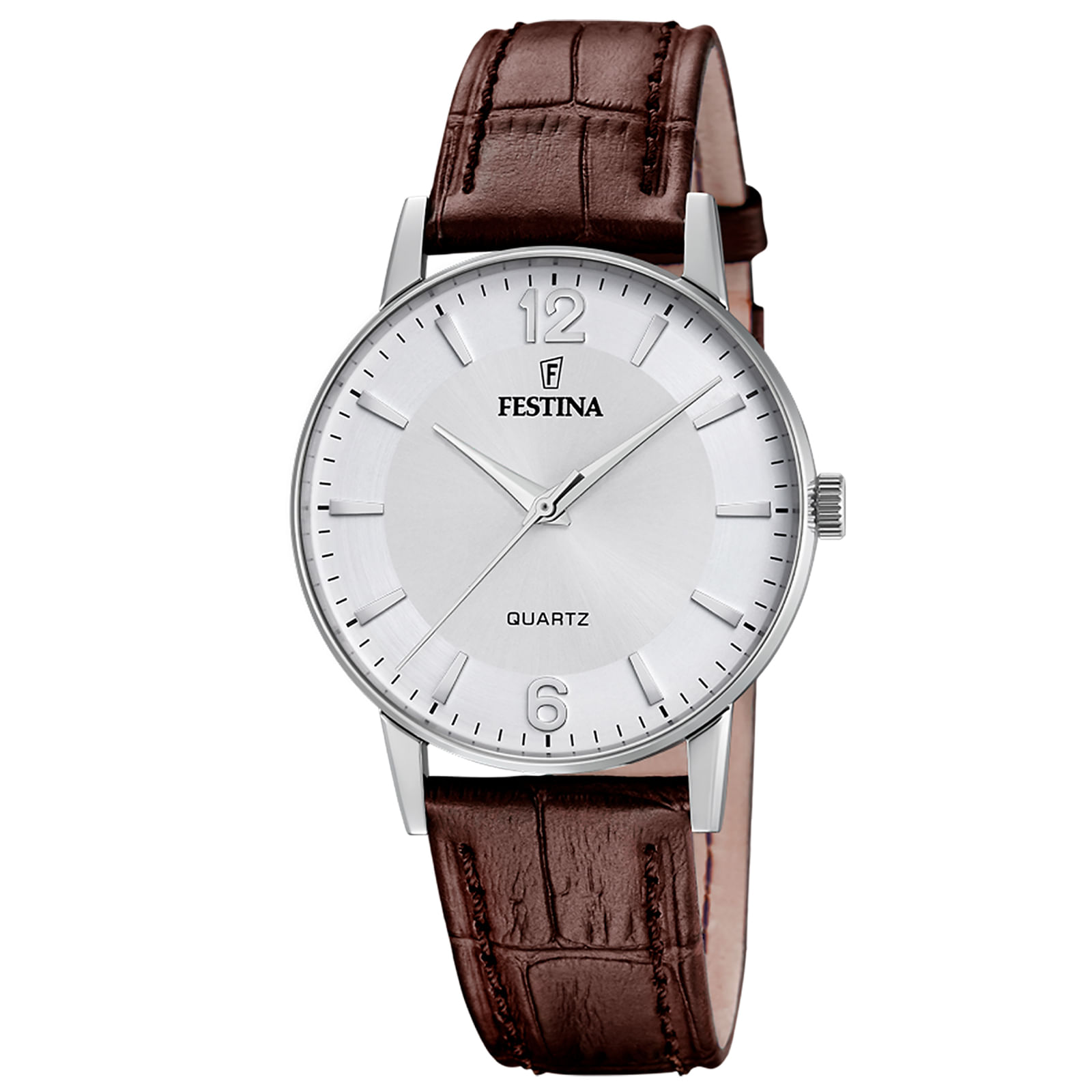 Relógio Festina Masculino Couro Marrom