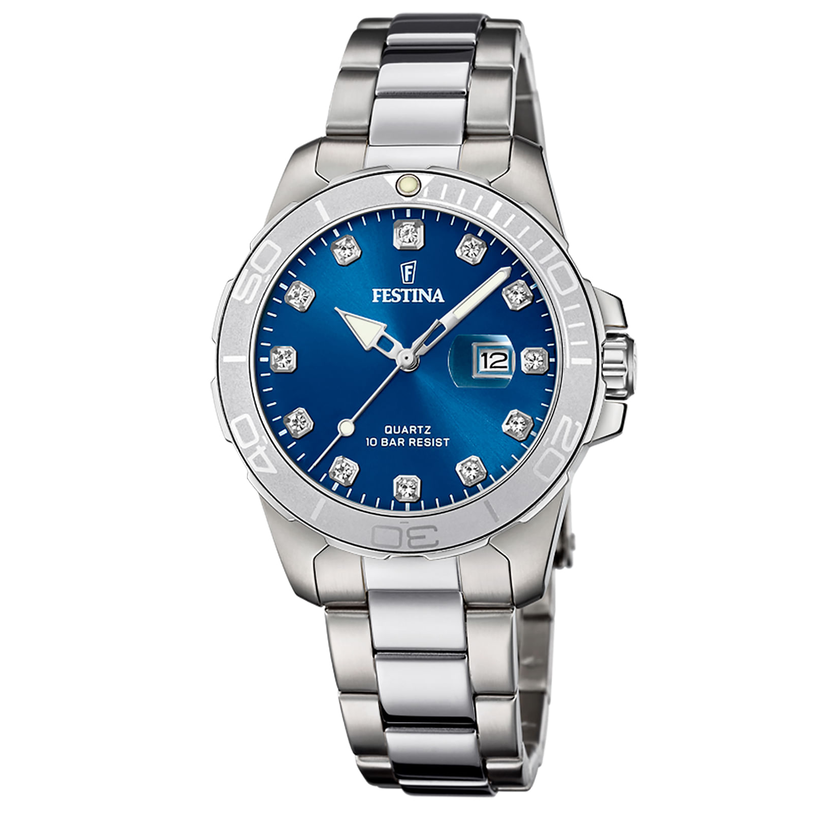 Relógio Festina Feminino Aço Prateado