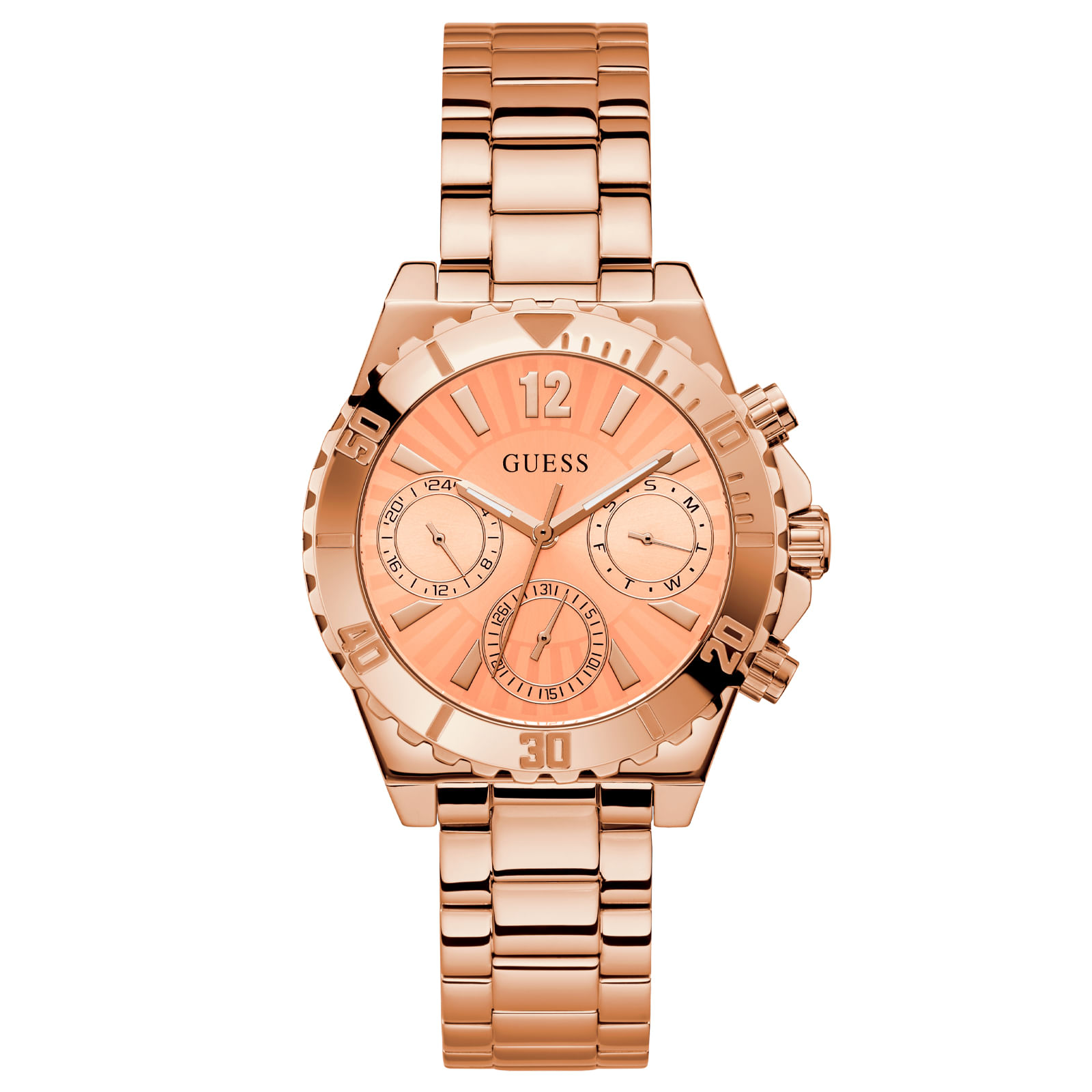 Relógio Guess Ladies Sport Feminino Aço Rosé