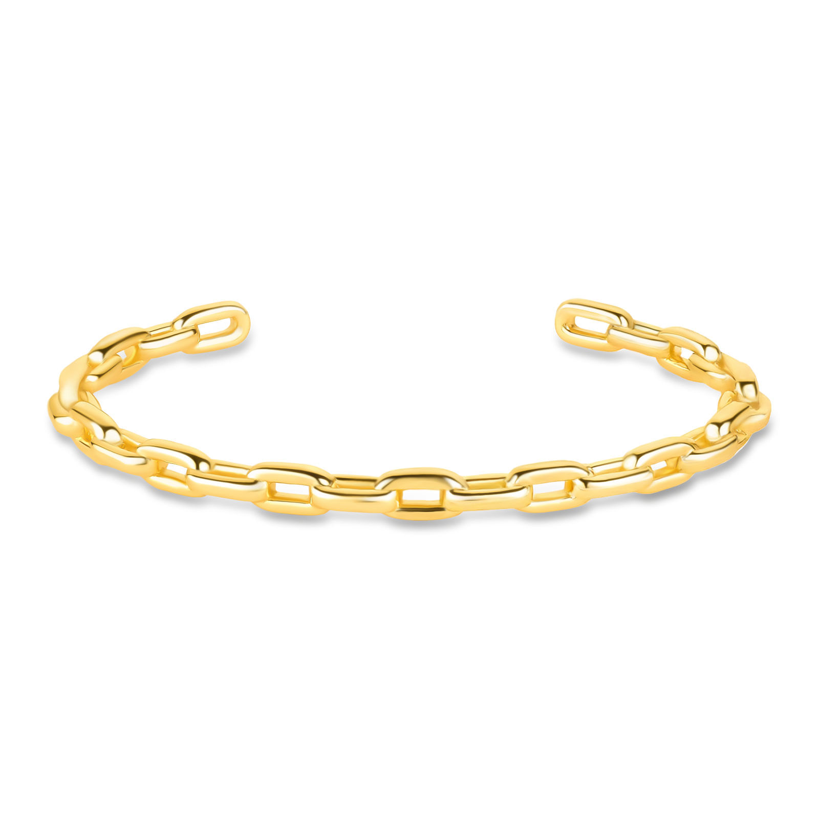Bracelete Life em Prata 925 com Banho de Ouro Amarelo 18k
