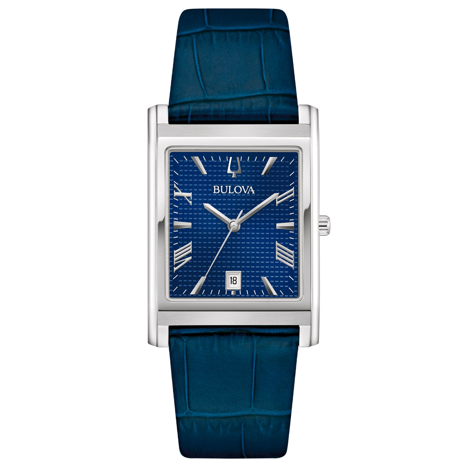 Relógio Bulova Sutton Masculino Couro Azul 96b442