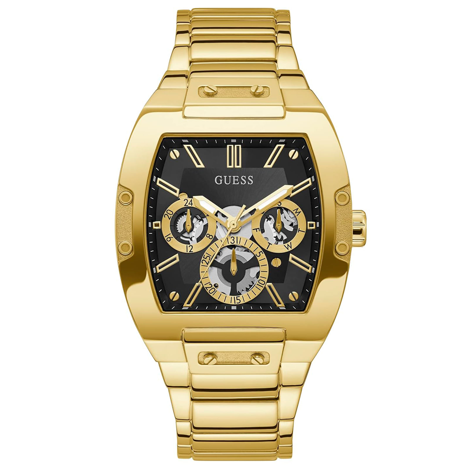 Relógio Guess Dress Masculino Aço Dourado