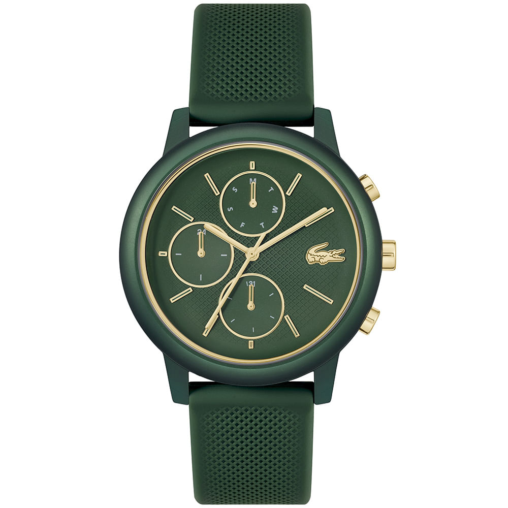 Relógio Lacoste 12.12 Move Masculino em Borracha Verde 2011471