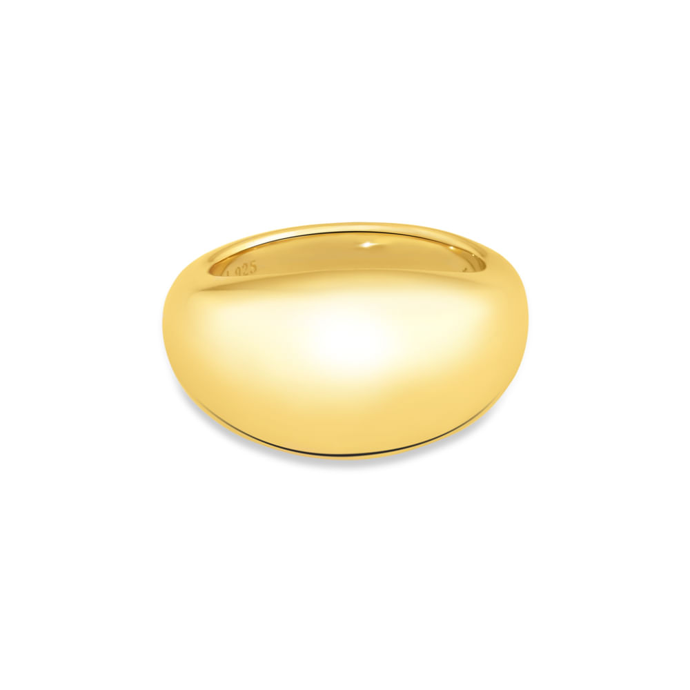 Anel Life Galaxy em Prata 925 com Banho de Ouro Amarelo 18k, 11.6mm