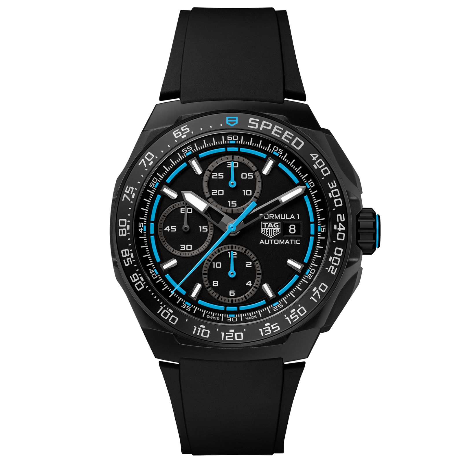 Relógio Tag Heuer Formula 1 Automatico Masculino Borracha Preta CBZ2084.FT8097
