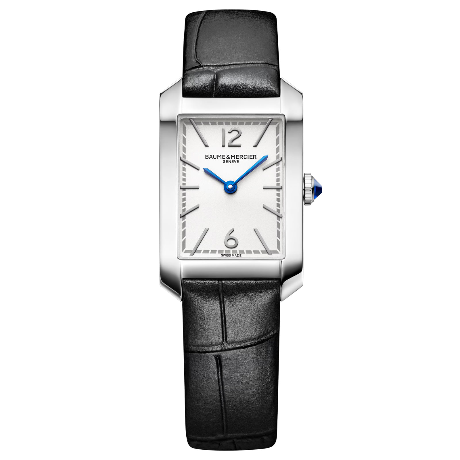 Relógio Baume & Mercier Hampton Feminino Couro Preto BMM0A10795