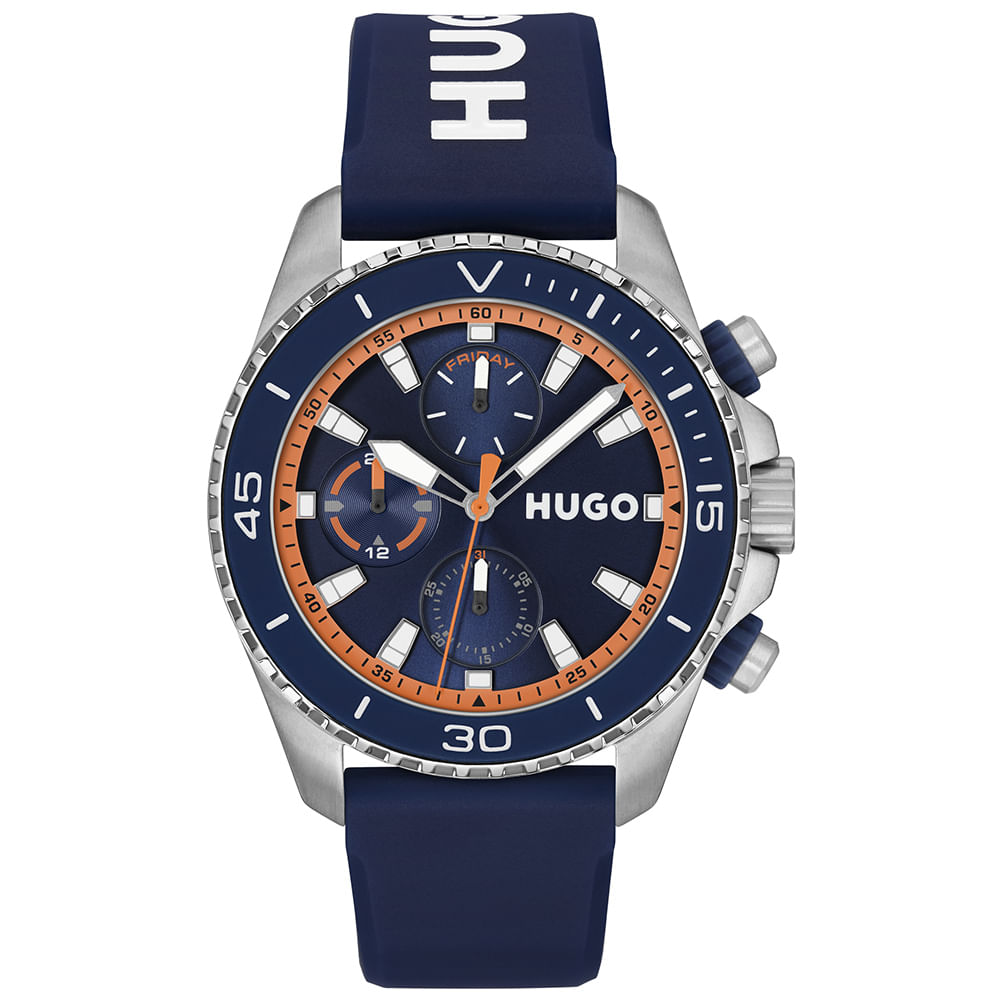 Relógio Hugo Boss Masculino em Borracha Azul 1530428