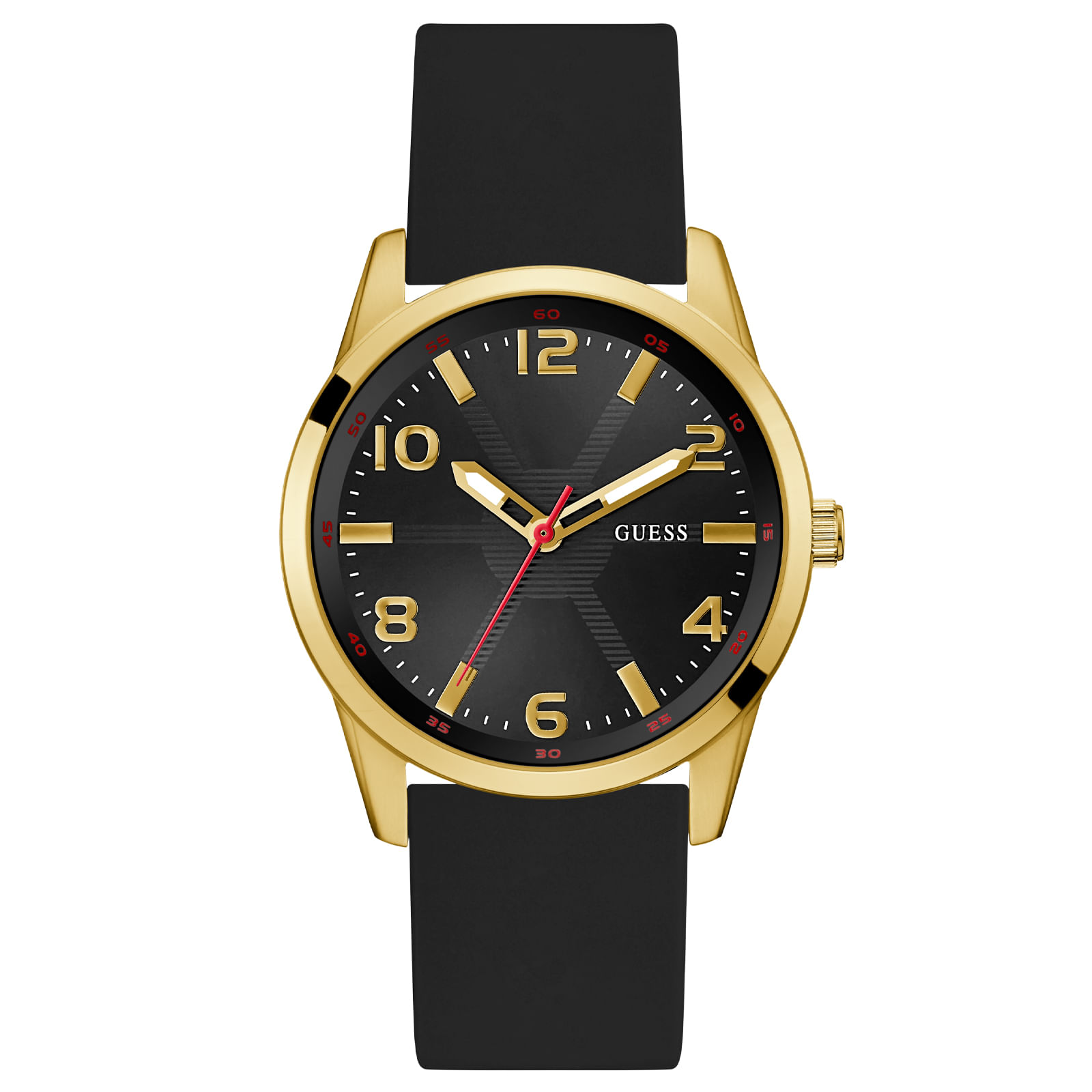 Relógio Guess Mens Sport Masculino Silicone Preto GW0805G2