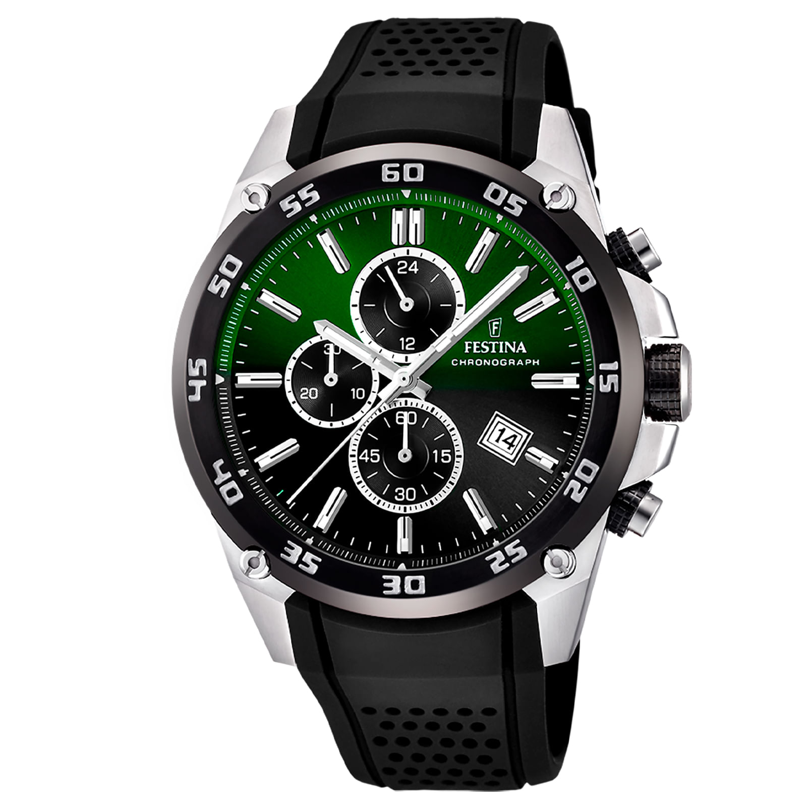 Relógio Festina Masculino Borracha Preto