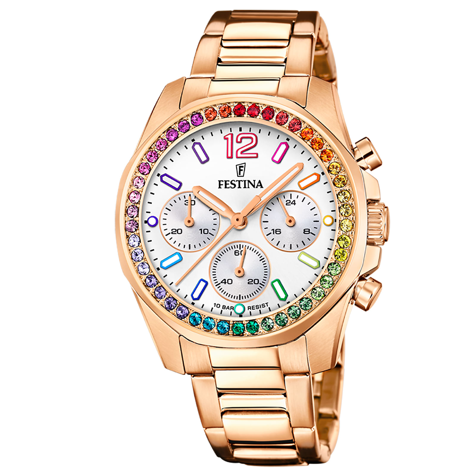 Relógio Festina Feminino Aço Rosé
