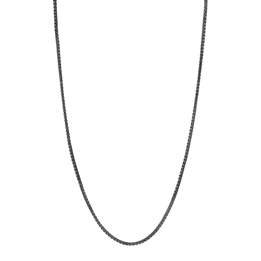 Corrente Veneziana em Prata 925 com Ródio Negro, 60cm