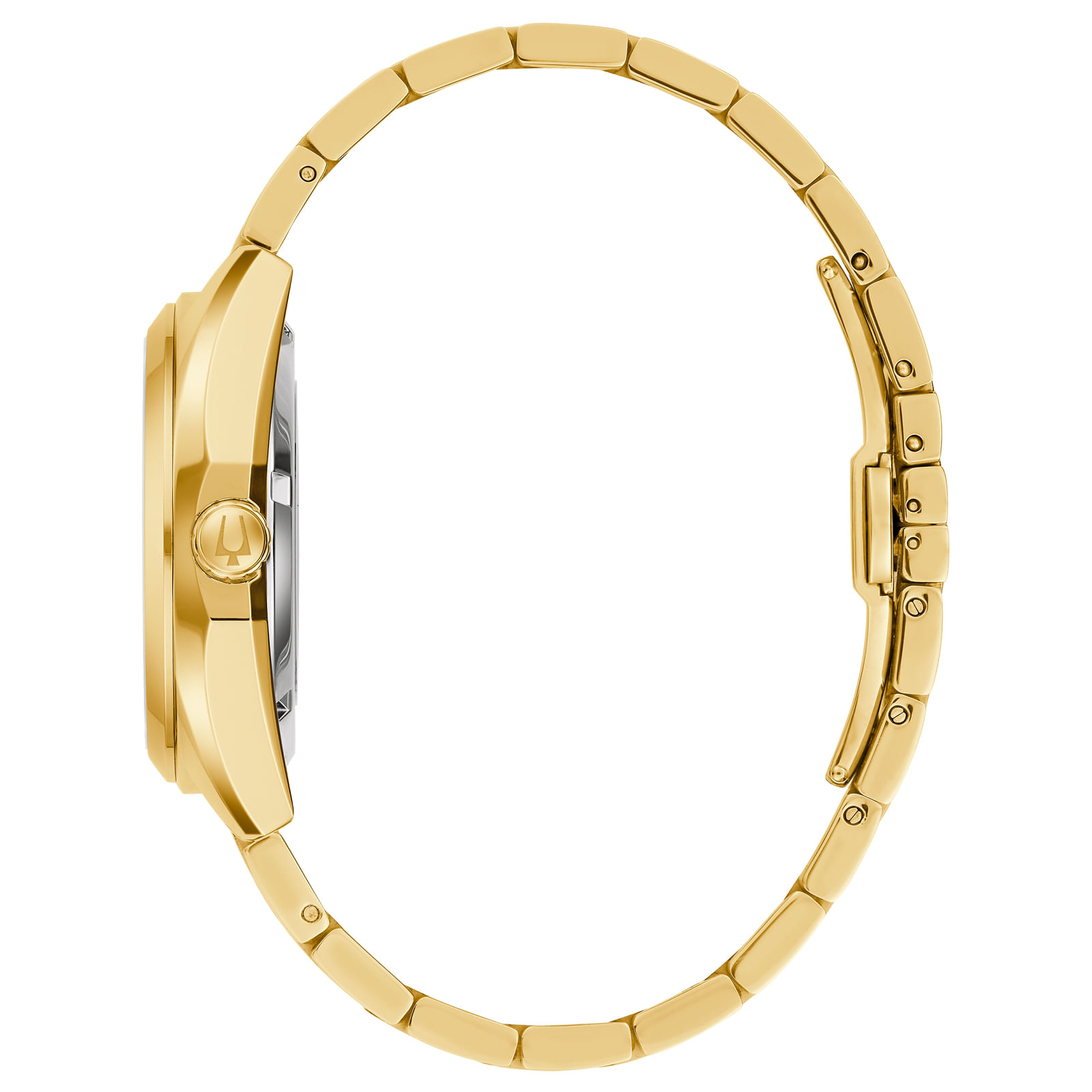 Relógio Bulova Surveyor Masculino Aço Dourado 97a182n