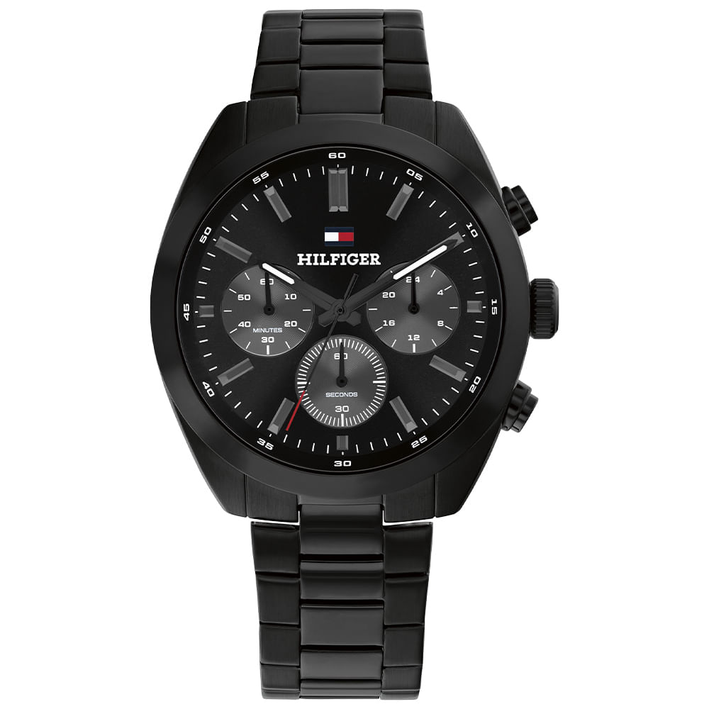 Relógio Tommy Hilfiger Hudson Masculino Aço Preto 1710724