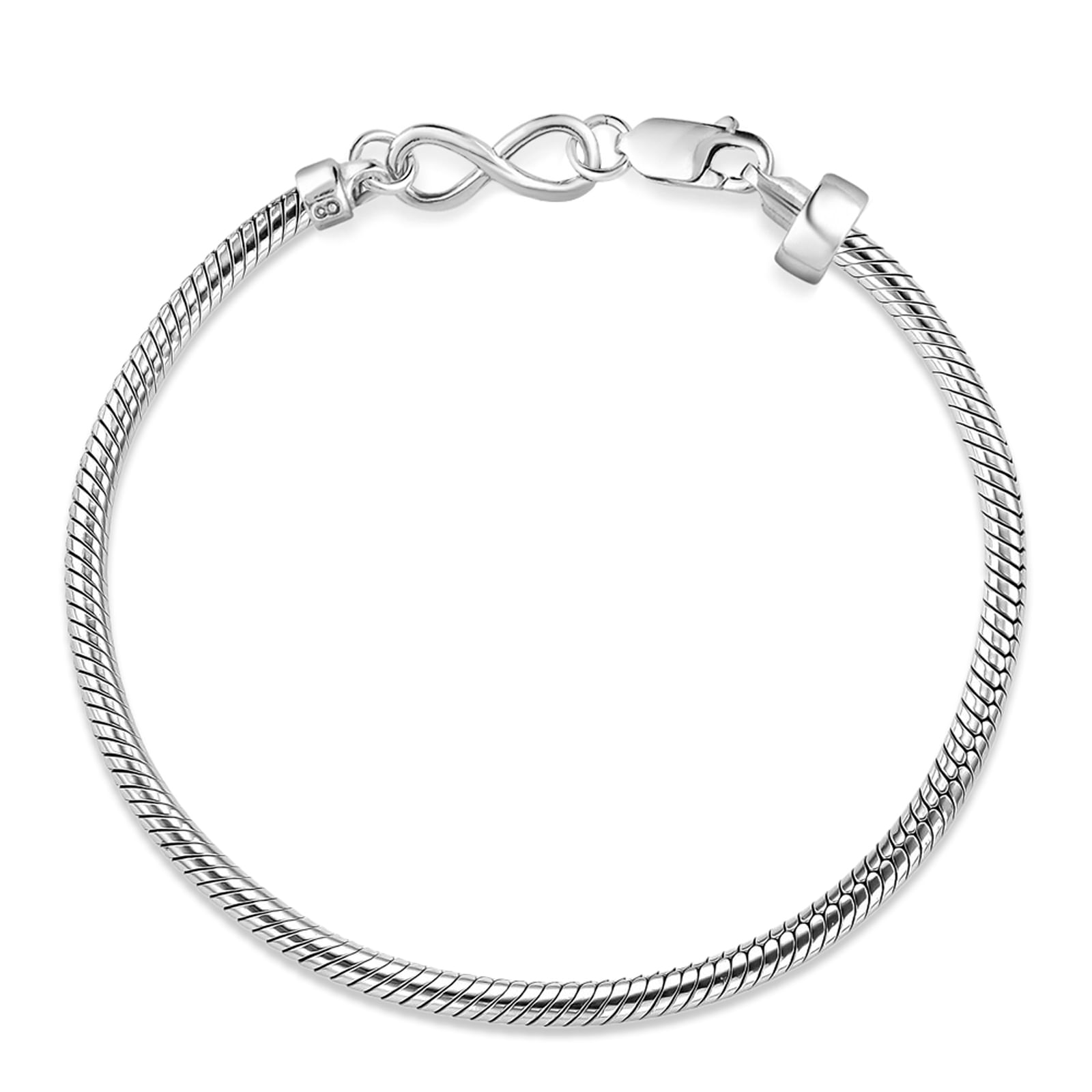 Pulseira Life Infinito em Prata 925