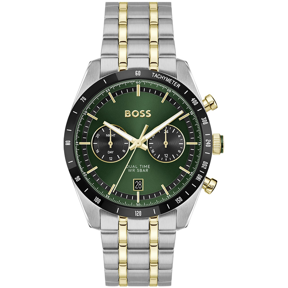 Relógio Hugo Boss Tourmaster Masculino em Aço Prateado 1514287