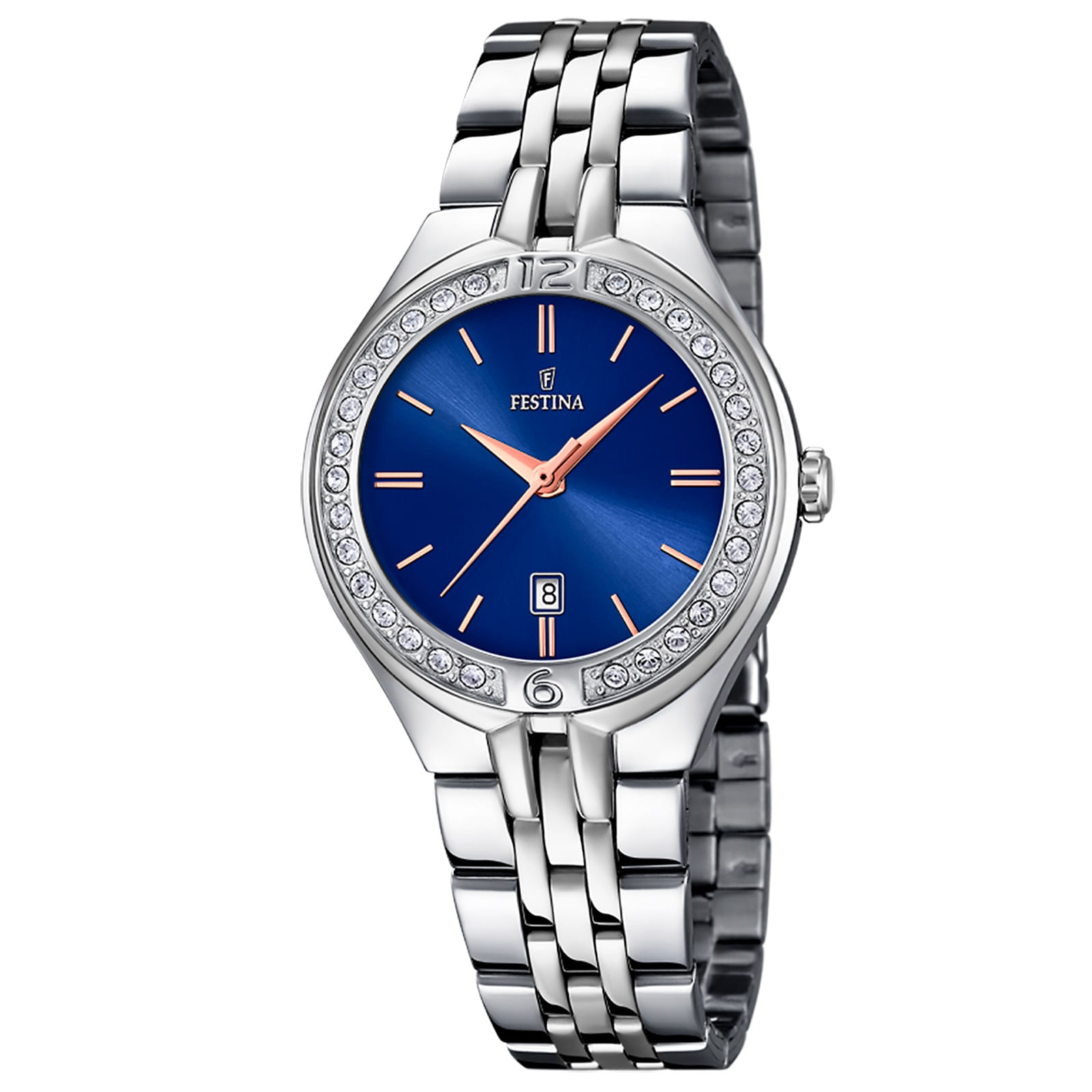 Relógio Festina Feminino Aço Prateado