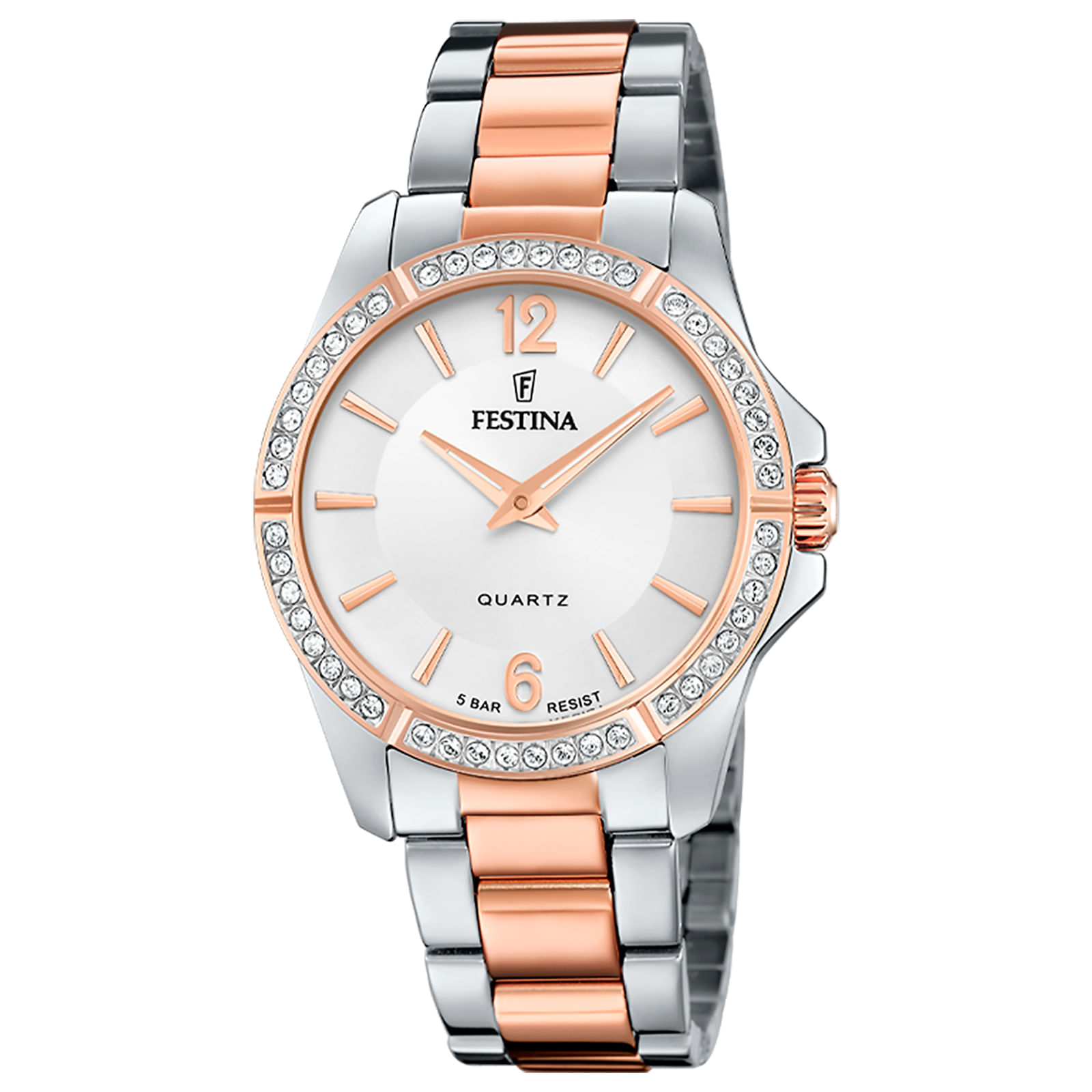 Relógio Festina Mademoiselle Feminino Aço e Rosé