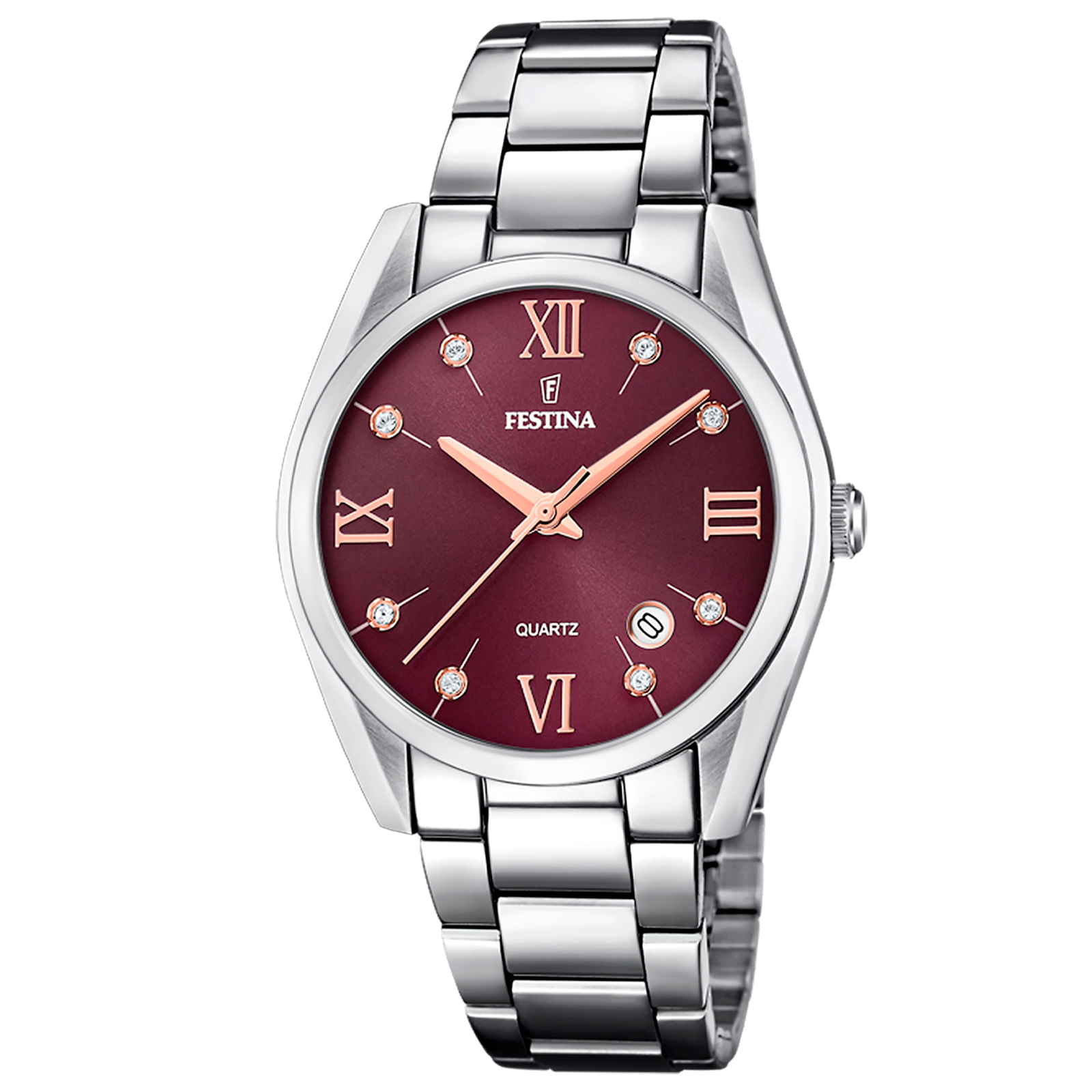 Relógio Festina Feminino Aço Prateado