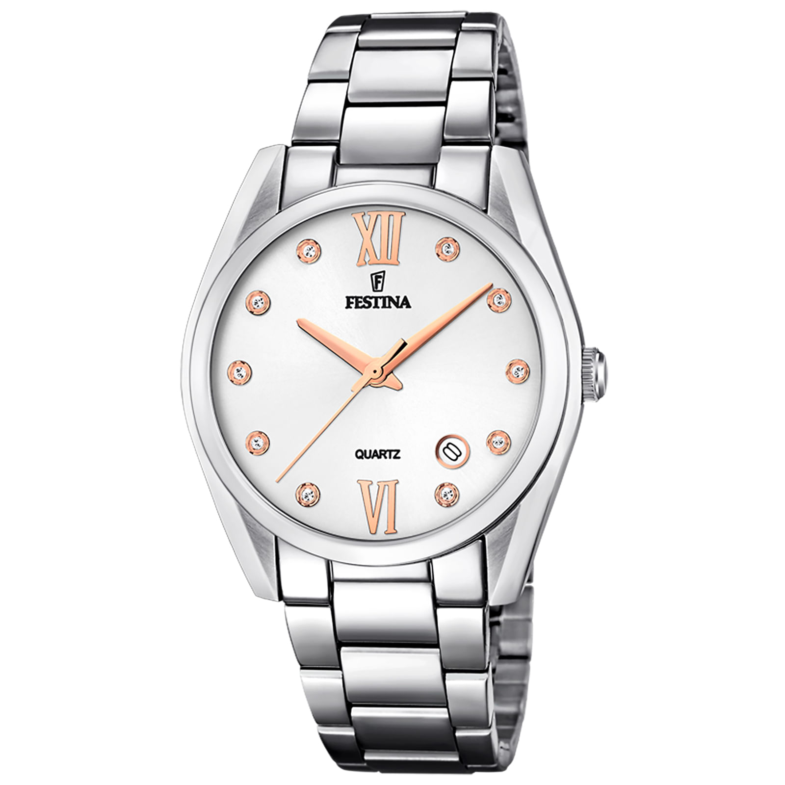 Relógio Festina Feminino Aço Prateado