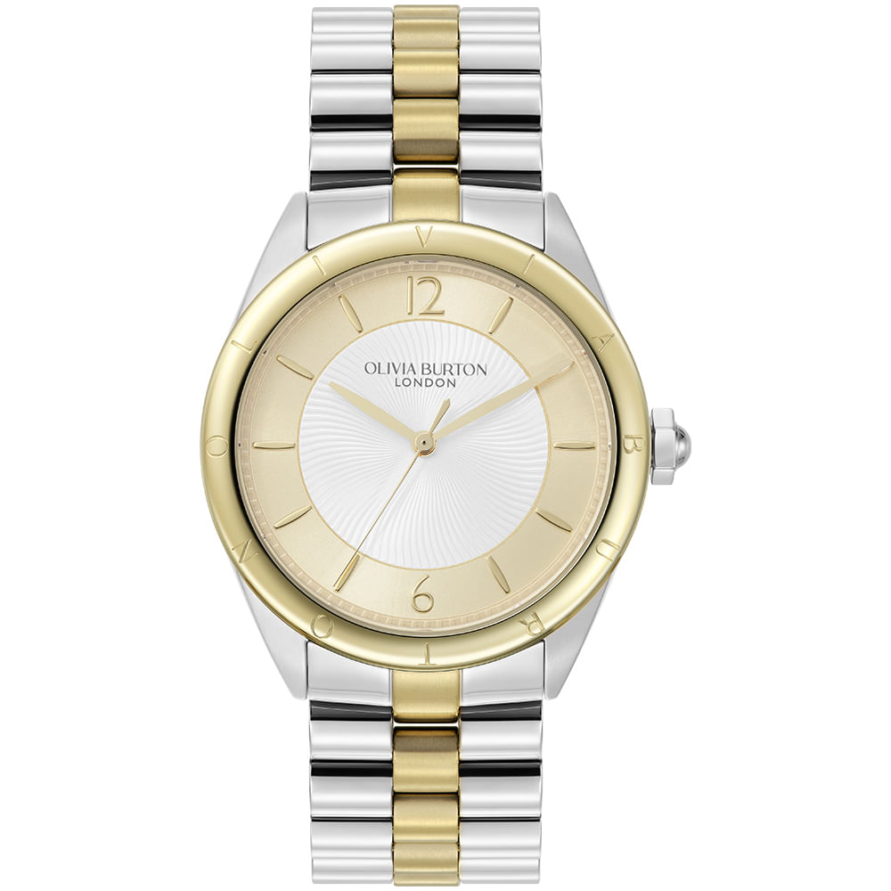 Relógio Olivia Burton Feminino Swirled em Aço Dourado 24000311