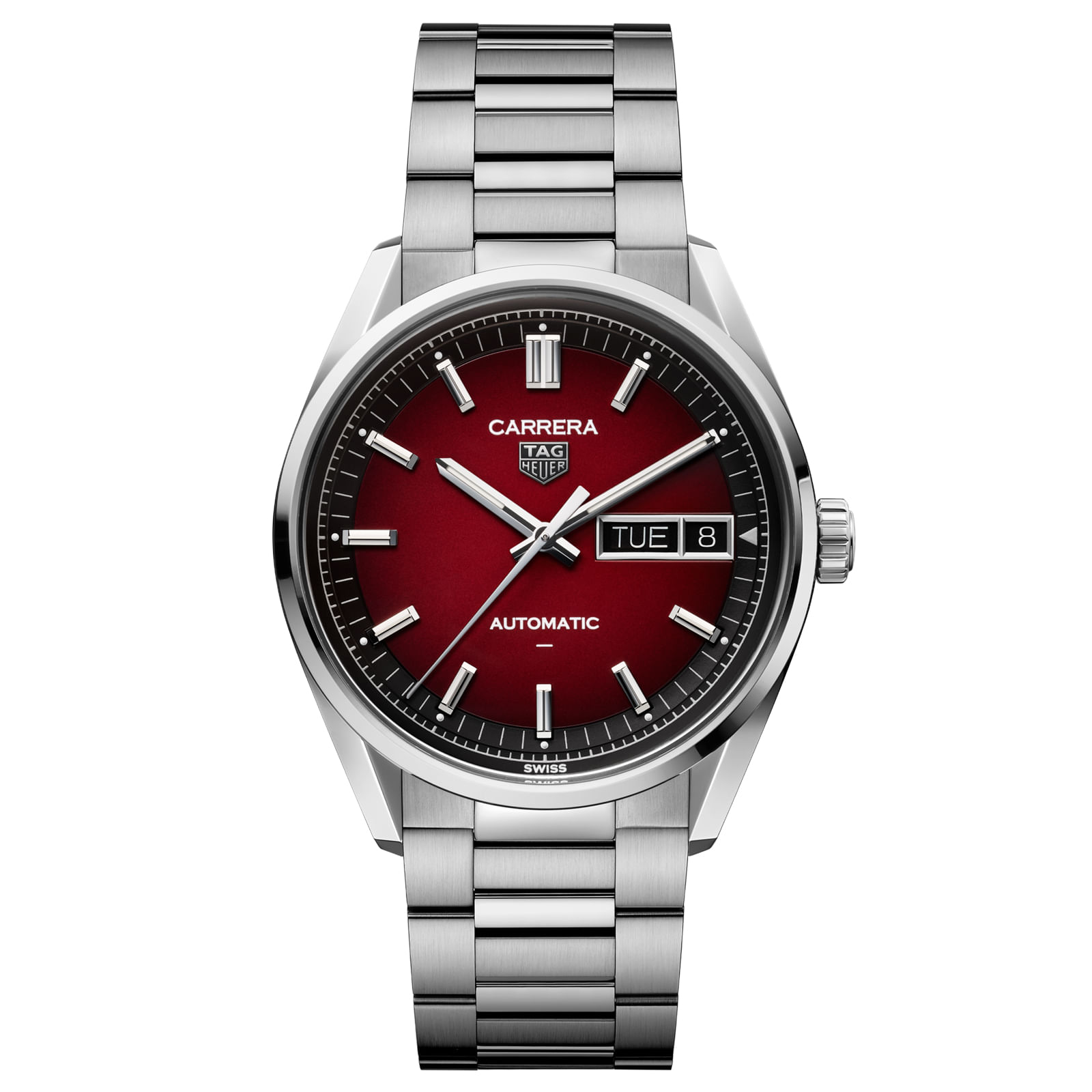 Relógio Tag Heuer Carrera Automatico Masculino Aço Prateado WDA2113.BA0043