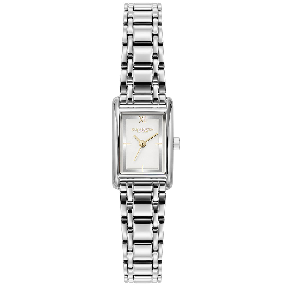 Relógio Olivia Burton Mini Grove Feminino em Aço Prateado 24000281