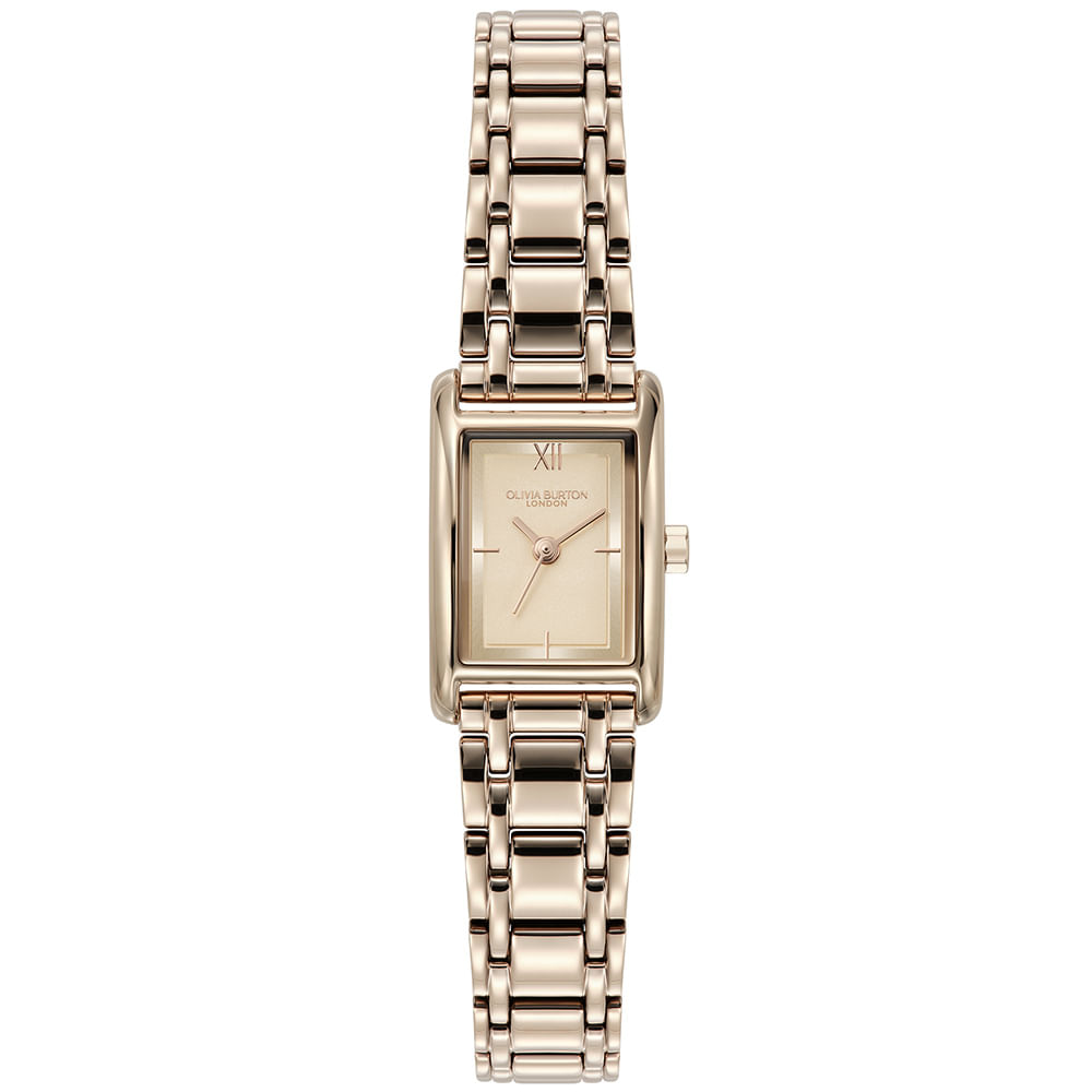 Relógio Olivia Burton Mini Grove Feminino em Aço Rosé 24000283
