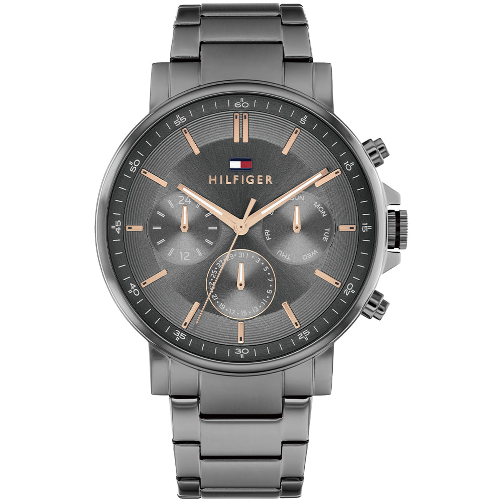 Relógio Tommy Hilfiger Tyson Masculino em Aço Preto 1710711
