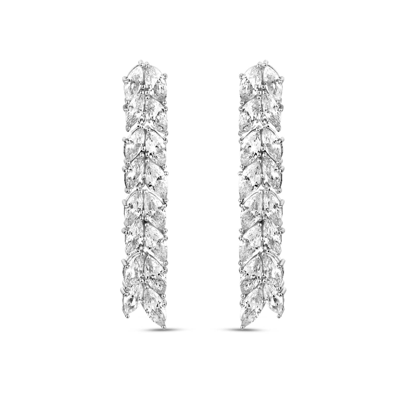 Brinco Life Bride em Prata 925 com Pedras Incolores