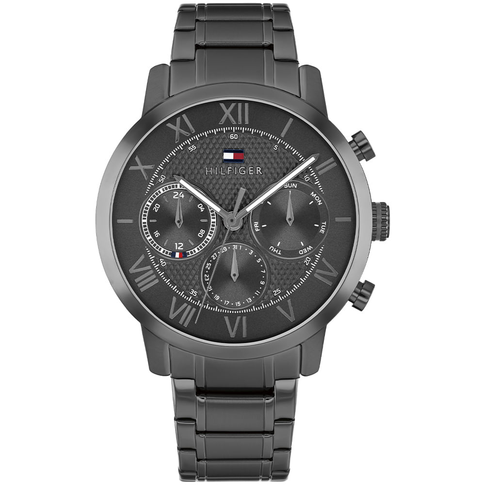 Relógio Tommy Hilfiger Th Oxford Masculino em Aço Cinza 1710730