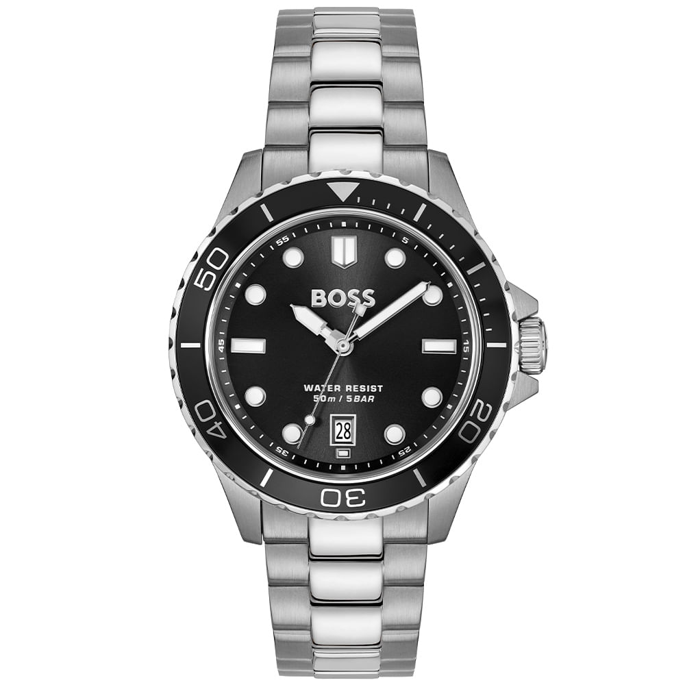 Relógio Hugo Boss Troper Sport Masculino em Aço Prateado 1514295