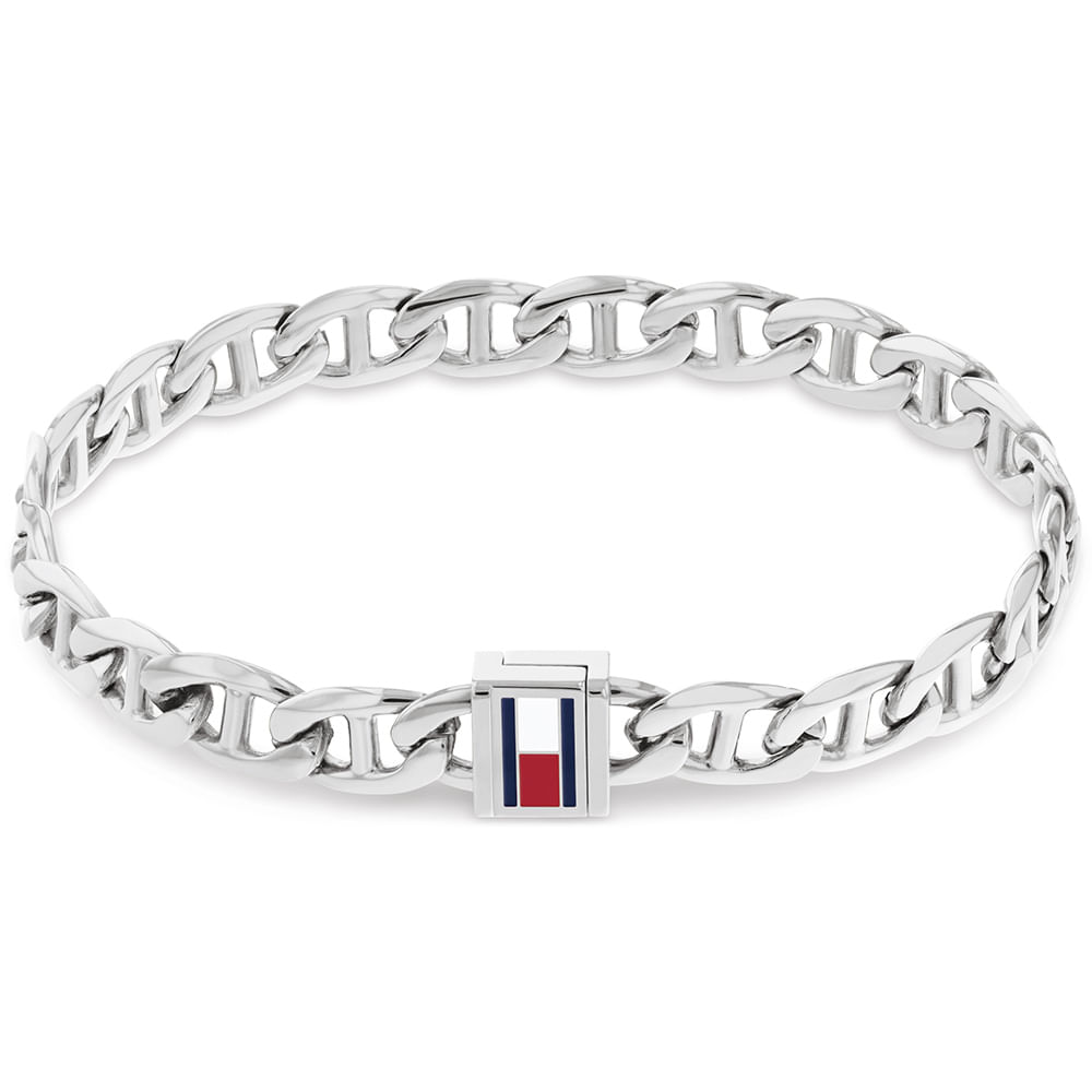 Pulseira Tommy Hilfiger Oceanic em Aço Prateado 2790645S