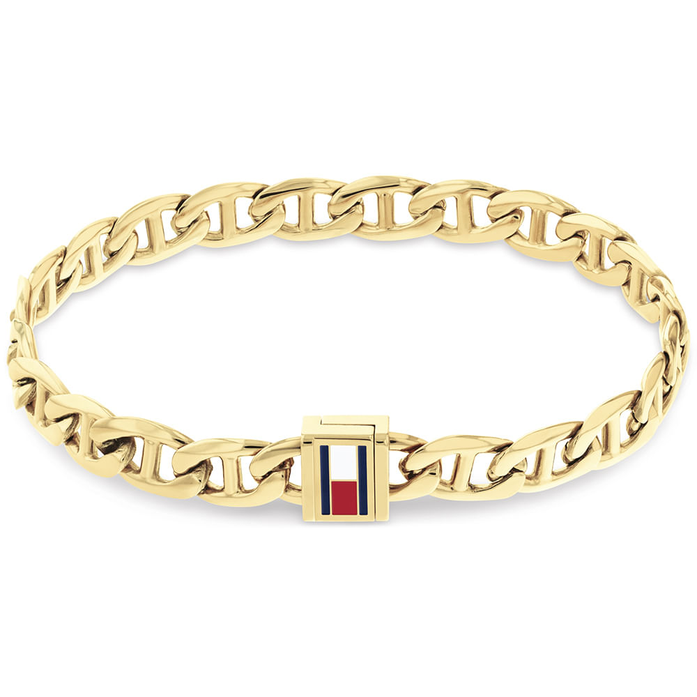 Pulseira Tommy Hilfiger Oceanic em Aço Dourado 2790646S