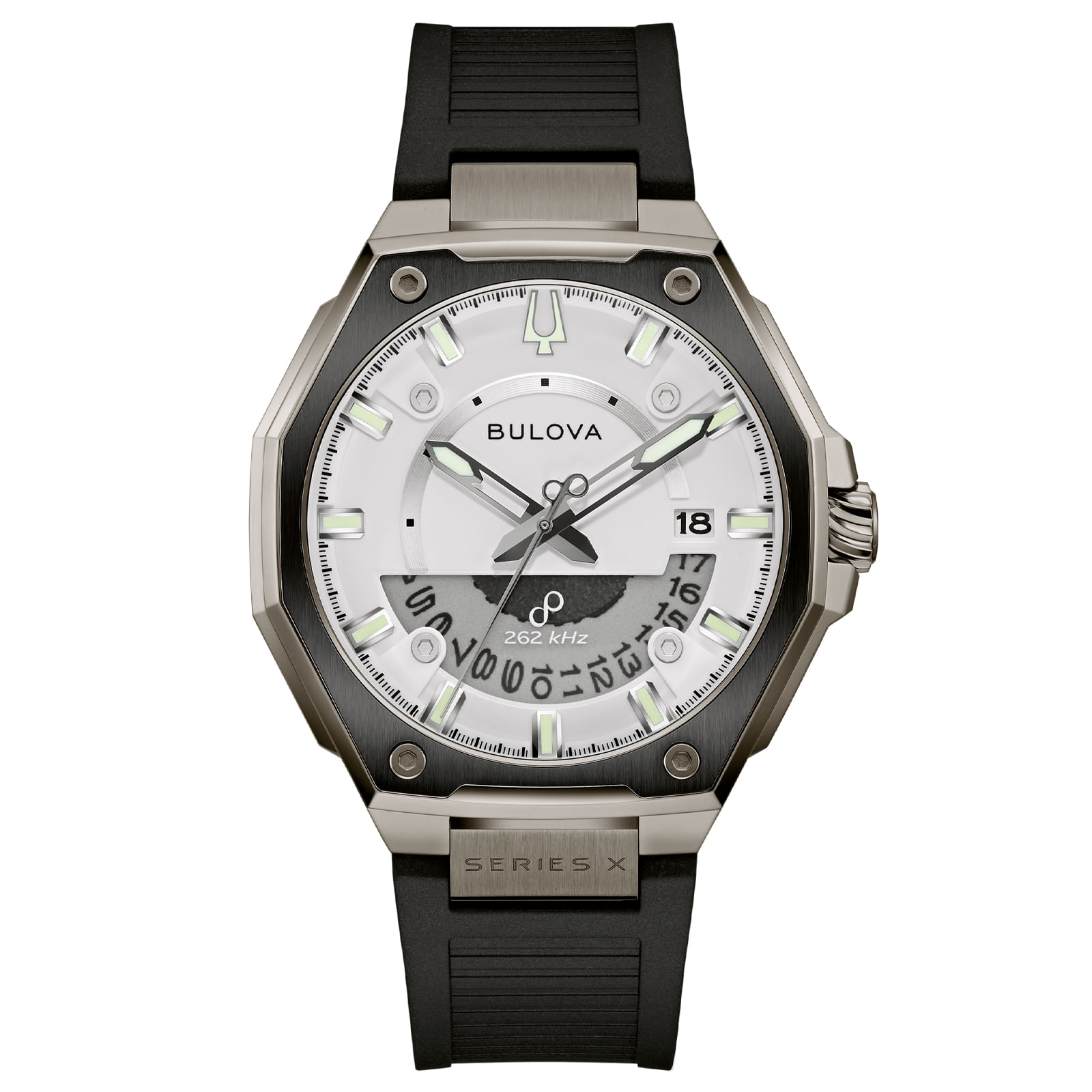 Relógio Bulova Series X Masculino Silicone Preto 98B457