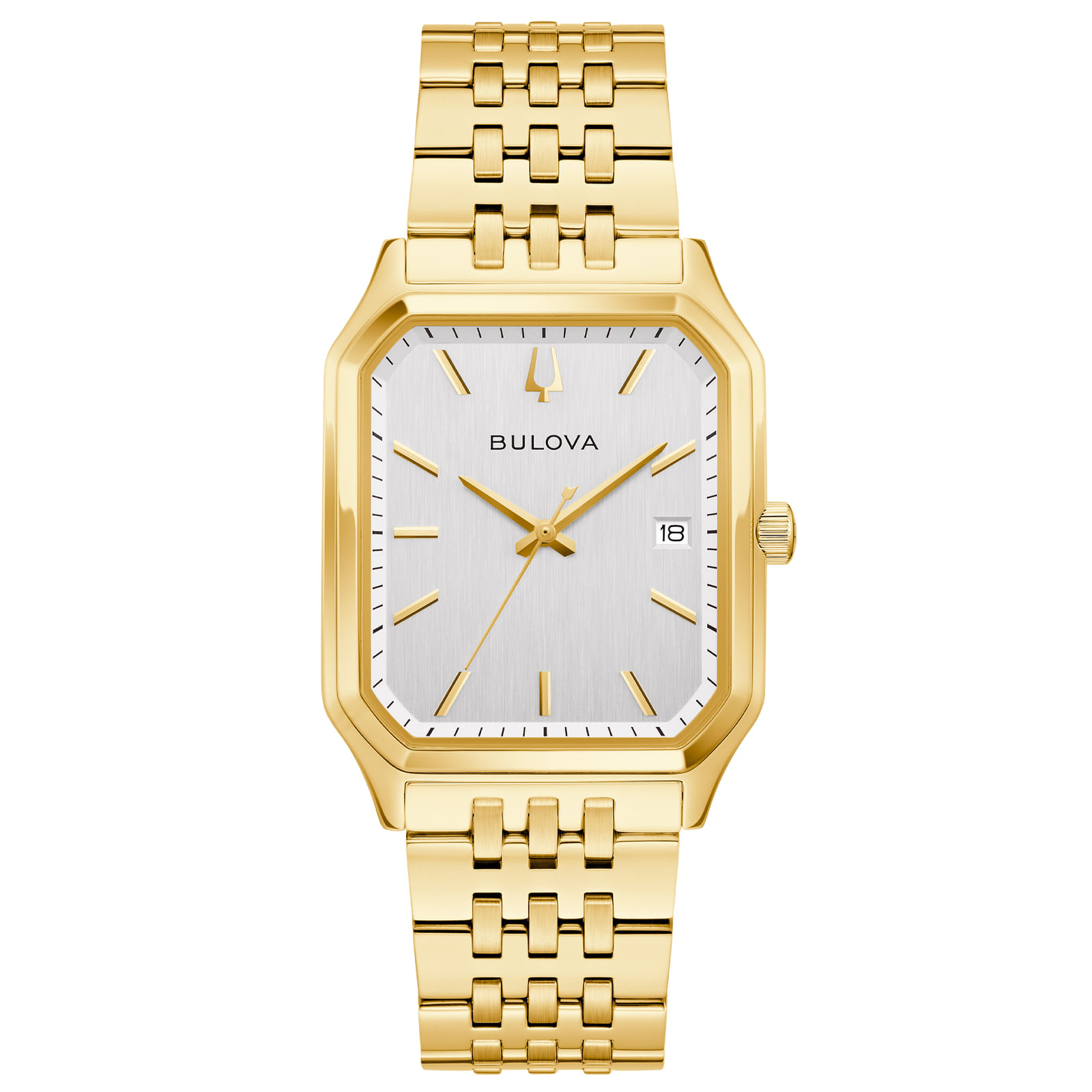 Relógio Bulova Tony Bennett Masculino em Aço Dourado 97B236