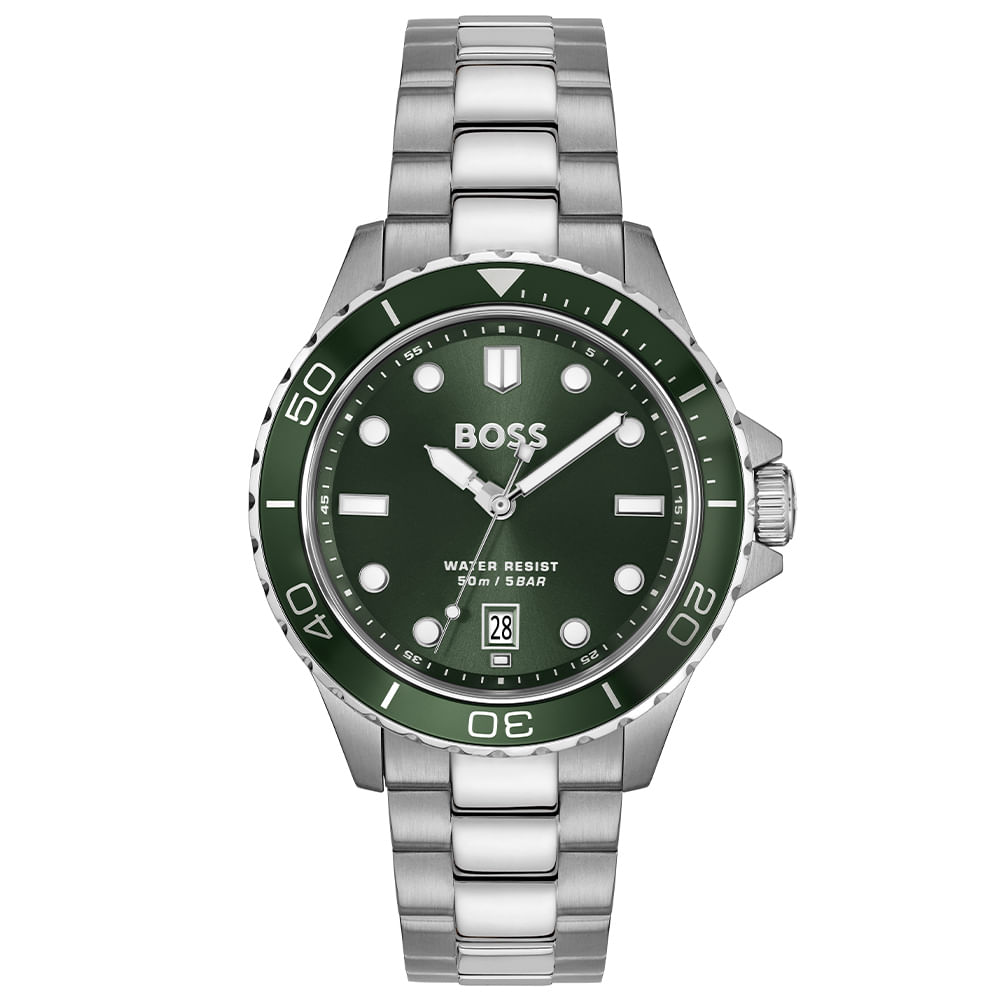 Relógio Hugo Boss Troper Sport Masculino em Aço Prateado 1514294