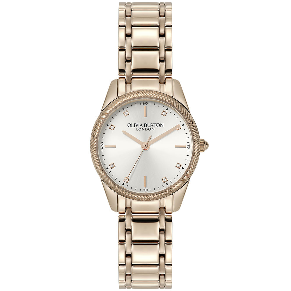 Relógio Olivia Burton Egerton Feminino em Aço Rosé 24000291
