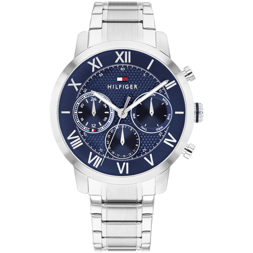 Relógio Tommy Hilfiger TH Oxford Masculino em Aço Prateado 1710728