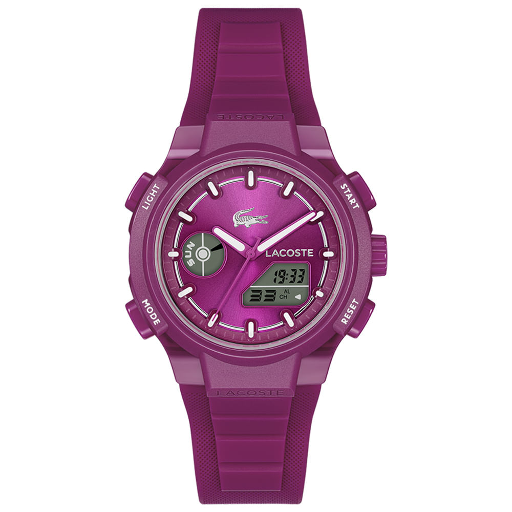Relógio Lacoste LC33 Feminino em Borracha Rosa 2001477