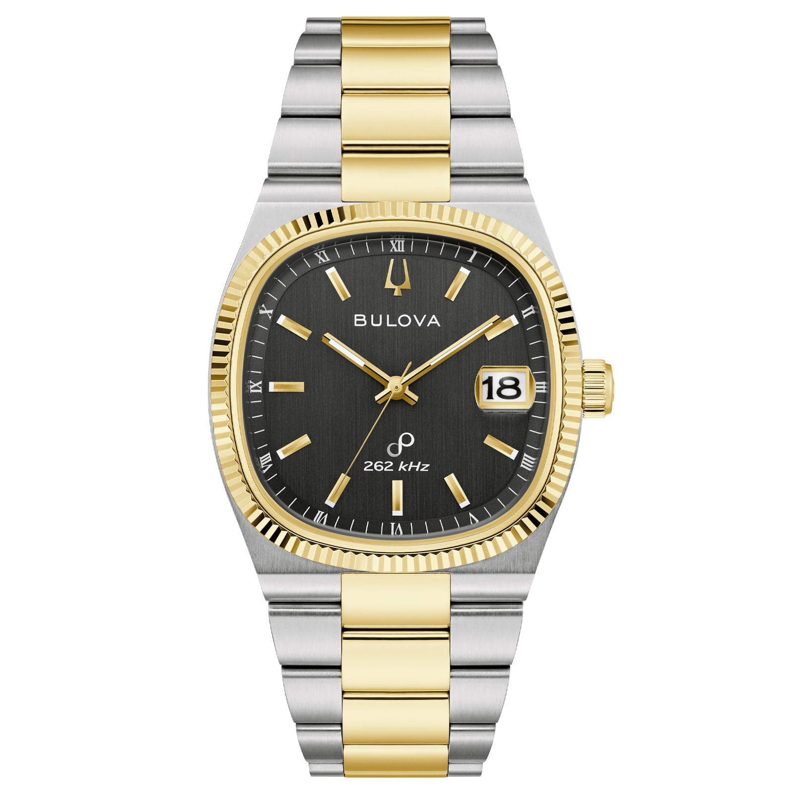 Relógio Bulova Super Seville Masculino em Aço Prateado 98B458