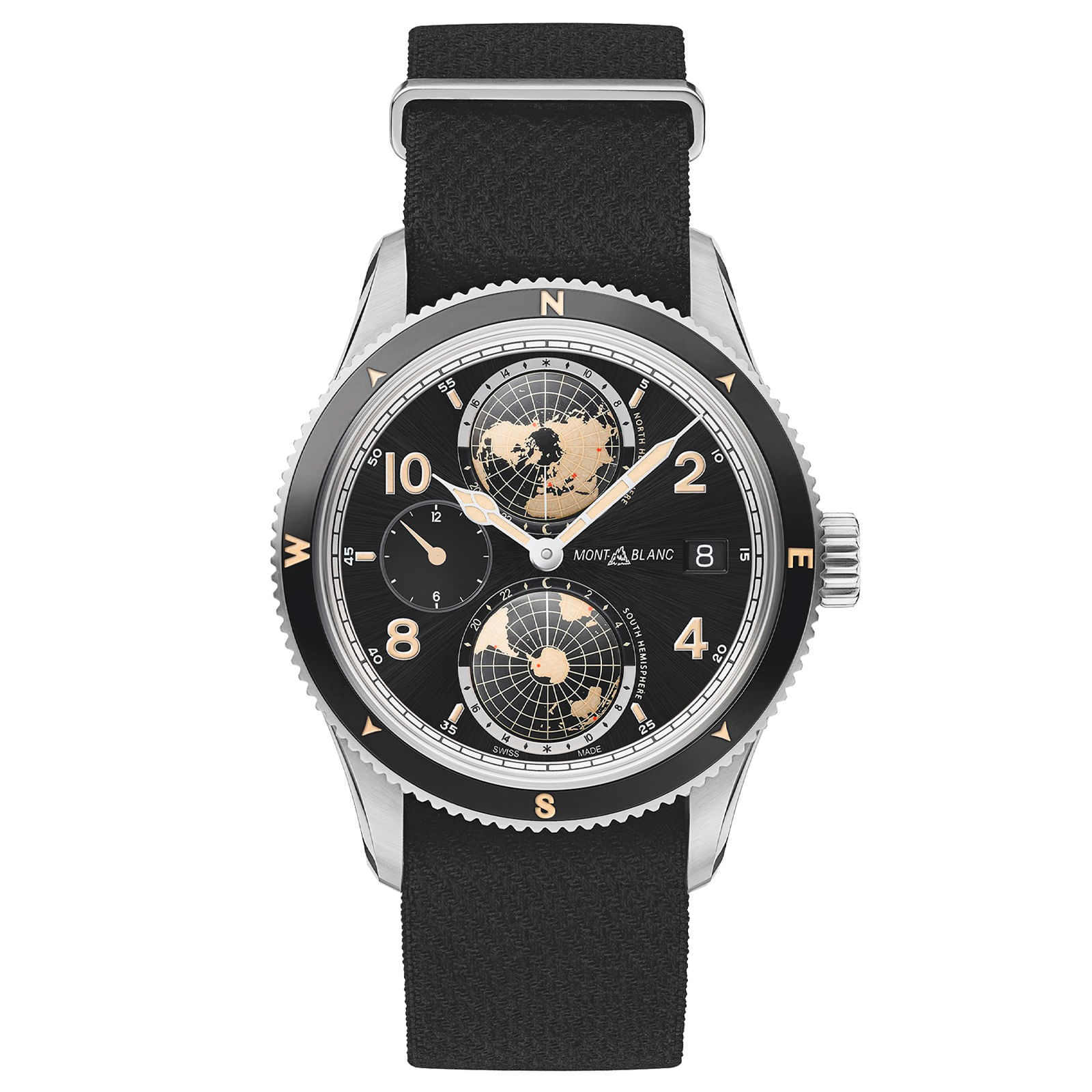 Relógio Montblanc Automático Masculino em Borracha Preta 117837