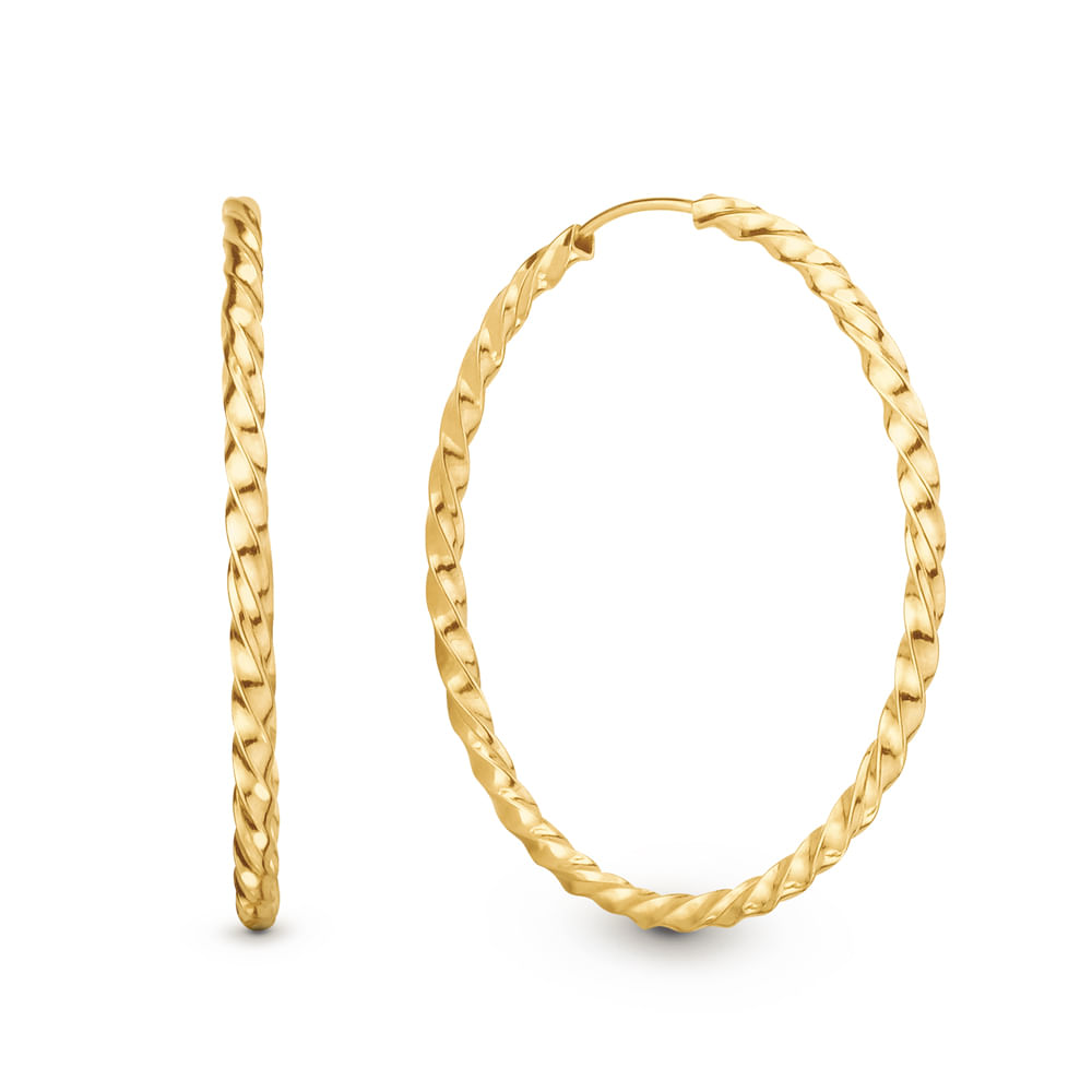 Argola em Ouro Amarelo 18k