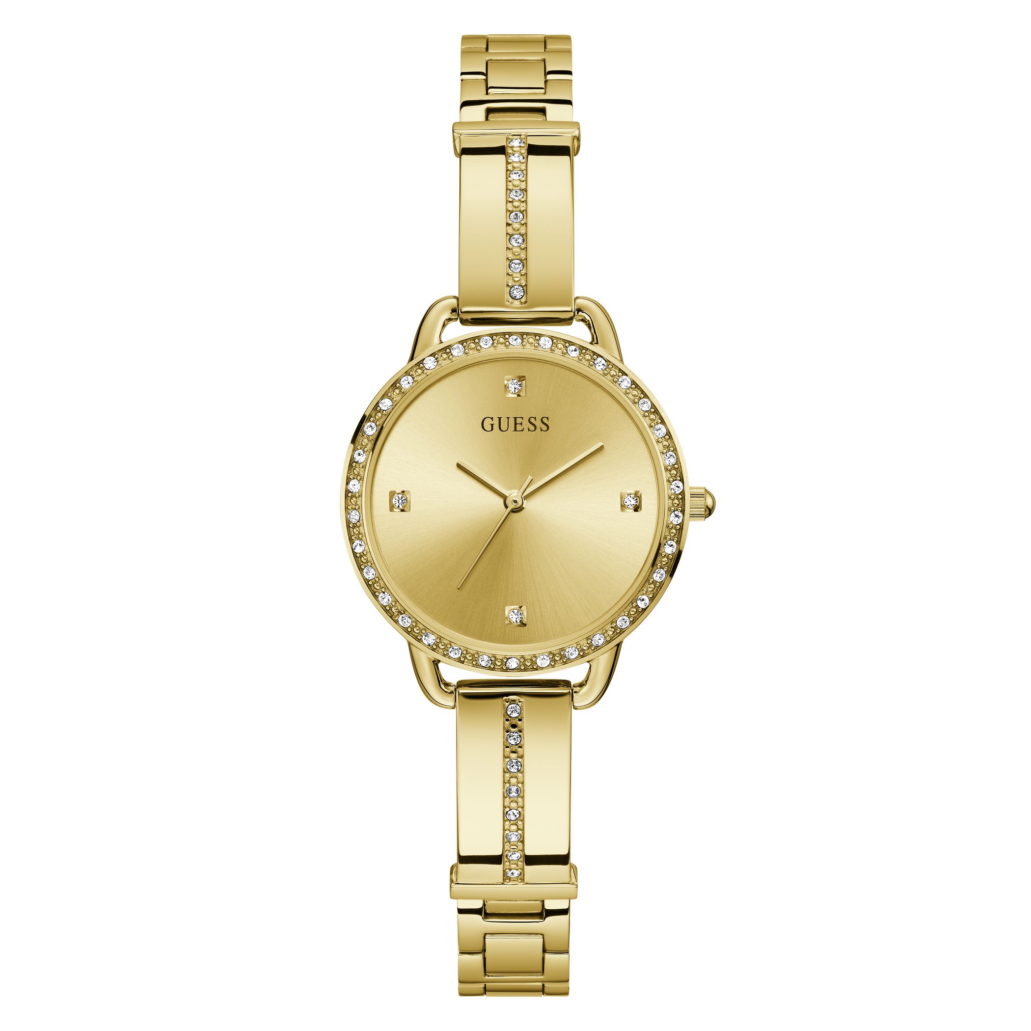 Relógio Guess Ladies Jewelry Feminino em Aço Dourado GW0022L2