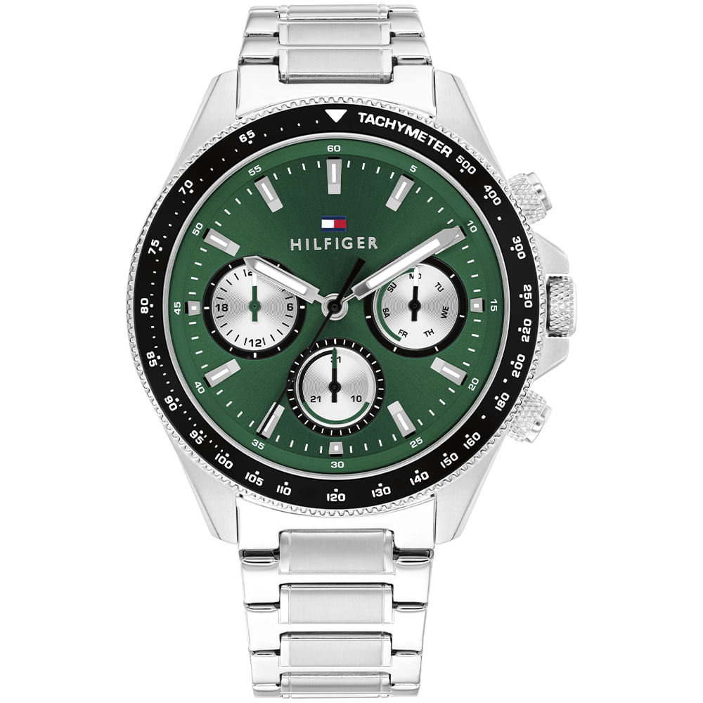 Relógio Tommy Hilfiger Clark Masculino em Aço Prateado 1792211