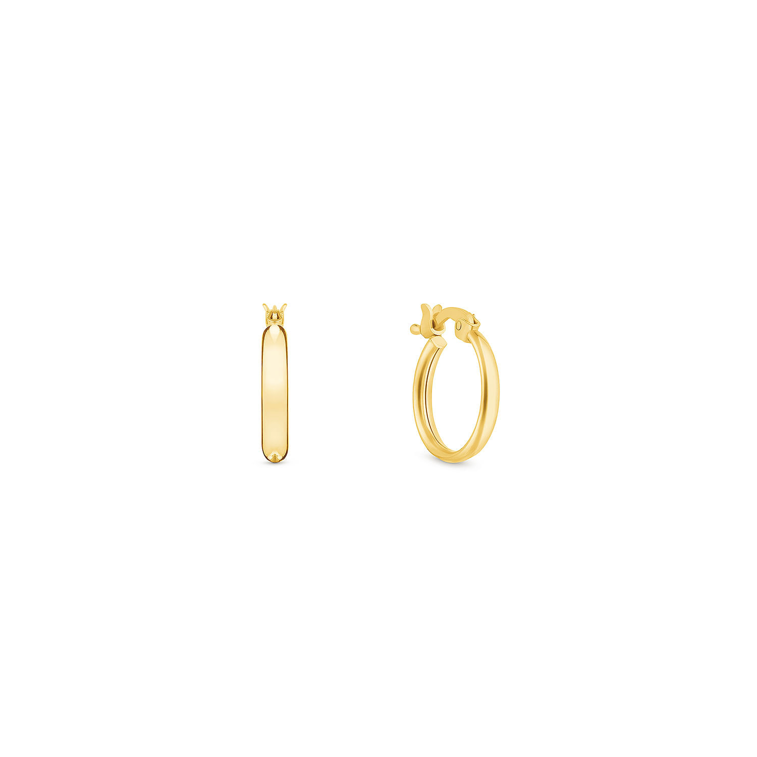 Argola Redonda em Ouro Amarelo 18k, 11mm